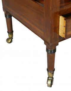 Regency Style Mahogany Canterbury - 3786530