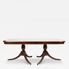 Regency Style Mahogany Double Pedestal Dining Table - 3116995