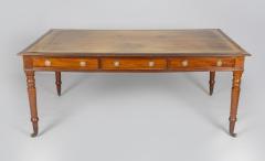 Regency Style Mahogany Partners Writing Table - 2498356