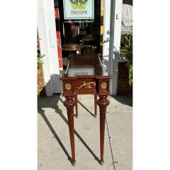 Regency Style Mark David Carved Mahogany Console Table - 3321696