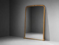 Regency Style Monumental Archtop Mirror Giltwood Mirror France 19th c  - 4718656