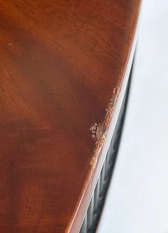 Regency Style Round Pedestal Table Greek Key Inlay Bronze Claw Feet Mounts - 4507409