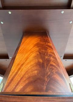 Regency Style Round Pedestal Table Greek Key Inlay Bronze Claw Feet Mounts - 4507417