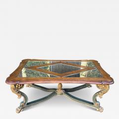 Regency Style Thomas Morgan Carved Italian Giltwood Cocktail Table - 2940237