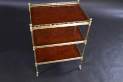 Regency Style Three Tier Low Etageres - 2146107