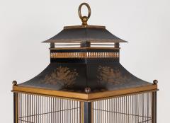 Regency Style Tole Birdcage on Stand USA 20th Century - 4219318
