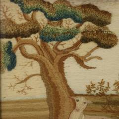 Regency Woolwork Deer Embroidery Mary Clark 1826 - 2801426