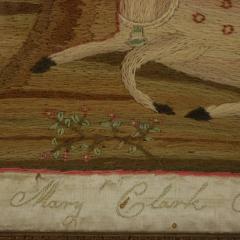 Regency Woolwork Deer Embroidery Mary Clark 1826 - 2801429