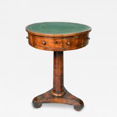 Regency Yewwood Drum Table - 4728496