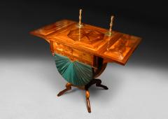 Regency Yewwood Rosewood and Laburnum Work Table - 4308063