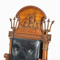 Regency nautical chair made for the Alliance Assurance company - 2692017