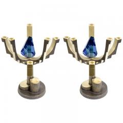 Regis Royant Pair of fantastic candles holder - 726284