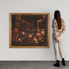 Religious painting from the 17th century the massacre of the innocents - 3921627