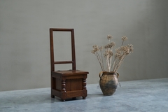 Remarkable Medieval Revival Accent Chair in Solid Oak Europe Mid 20th Century - 4803313