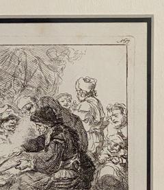 Rembrandt Etching 17 by Francesco Novelli Italy Circa 1770 - 1442797