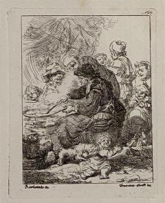 Rembrandt Etching 17 by Francesco Novelli Italy Circa 1770 - 1442799