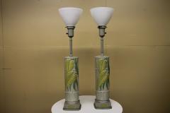 Rembrandt Lamp Company Great Pair of Ceramic Rembrandt Lamps - 1323244