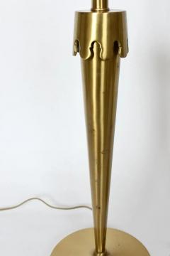 Rembrandt Lamp Company Pair Rembrandt Lighting Co Parzinger Style Brass Candlestick Torch Table Lamps - 3029717