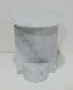 Remi Bouhaniche Remi Bouhaniche My Dear Side Table in Carrara Marble - 4291845