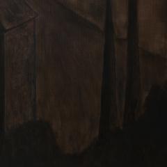 Remy Allamand THE DOVECOTE PEREGRINATION Original painting on natural linen - 4307582