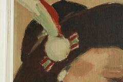 Remy de Pillecyn Remy de Pillecyn Man met hoed Oil on Canvas Belgium 1964 - 4468730