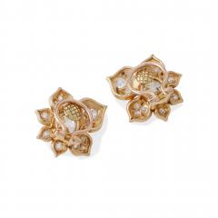 Ren Boivin Ren Boivin Paris Diamond Leaf Earrings - 2852886