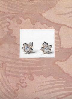 Ren Boivin Ren Boivin Paris Diamond Leaf Earrings - 2852890
