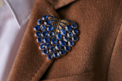 Ren Boivin Ren Boivin Sapphire Feuille Brooch - 2623715