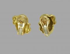 Ren Boivin Rene Boivin Gold Seashell Earrings - 641335