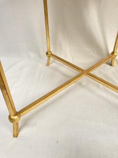 Ren Drouet Pair of 1940s gilt iron chairs by Ren Drouet - 3717467