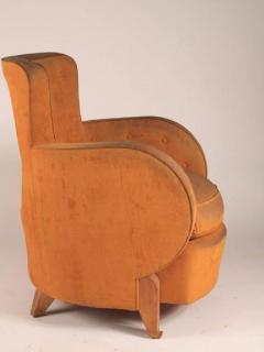 Ren Drouet Ren Drouet Pair of Modernist Club Chairs - 1600608