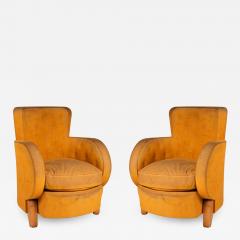 Ren Drouet Ren Drouet Pair of Modernist Club Chairs - 1601798