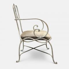 Ren Drouet Ren Drouet Wrought Iron Armchair circa 1940 - 3934938