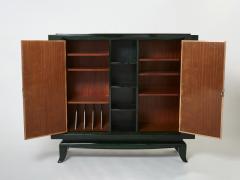 Ren Drouet Ren Drouet and Pierre Adrien Ekman Art deco lacquered cabinet 1938 - 2712355