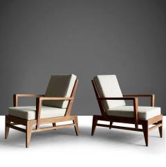 Ren Gabriel Iconic Pair of Rene Gabriel Mid 20th Century Oak Lounge Chairs - 2115890