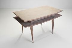 Ren Gabriel Limed Oak Desk in the Manner of Ren Gabriel France 1940s - 3734175