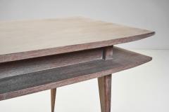 Ren Gabriel Limed Oak Desk in the Manner of Ren Gabriel France 1940s - 3734179