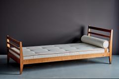 Ren Gabriel Newly upholstered Daybed made of solid Oak in the Manner of Ren Gabriel - 4789037