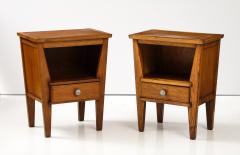 Ren Gabriel Pair of Rene Gabriel Night Tables France c 1945 stamped - 3568908