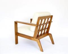 Ren Gabriel RENE GABRIEL FRENCH OAK WOOD LOUNGE CHAIR - 2252154