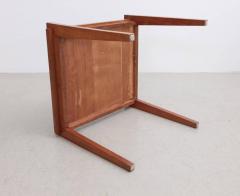 Ren Gabriel Rare Rene Gabriel Side Table in Solid Oak - 594908