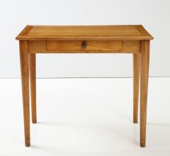 Ren Gabriel Ren Gabriel Oak Desk Side Table with Drawer France c 1945 - 2937854