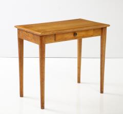 Ren Gabriel Ren Gabriel Oak Desk Side Table with Drawer France c 1945 - 2937864