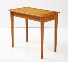 Ren Gabriel Ren Gabriel Oak Desk Side Table with Drawer France c 1945 - 2937865