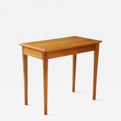 Ren Gabriel Ren Gabriel Oak Desk Side Table with Drawer France c 1945 - 2942430