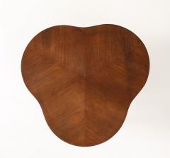 Ren Gabriel Ren Gabriel Scarce Model Oak Trefoile Table France c 1940 s - 4509242