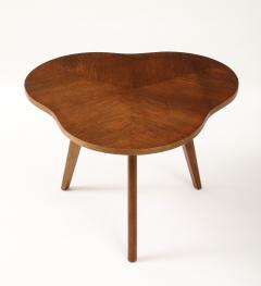 Ren Gabriel Ren Gabriel Scarce Model Oak Trefoile Table France c 1940 s - 4509244