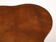 Ren Gabriel Ren Gabriel Scarce Model Oak Trefoile Table France c 1940 s - 4509246