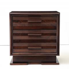 Ren Gabriel Ren Gabriel Three Drawer Small Chest Modernist Wood Handles France 1938 - 4662848