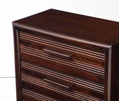 Ren Gabriel Ren Gabriel Three Drawer Small Chest Modernist Wood Handles France 1938 - 4662851